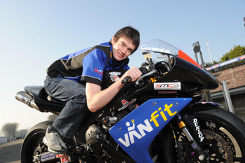 Conor Cummins on the NCT Vanfit Yamaha (Stephen Davison/Pacemaker Press International)